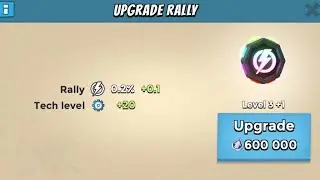 Upgrading Rally - F2P Account - Boom Beach Warships Season 84: Tech Lockdown
