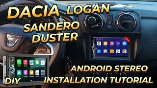 Как установить Android-стерео на Dacia Renault Logan Sandero Duster Haudiocarstereo