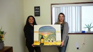 Commissioned artwork for Palencia Winery, 