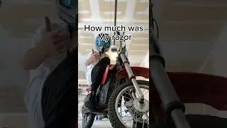 How much did my razor cost #razordirtbike #shorts