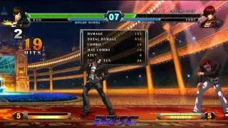 KOF XIII: Kyo - How to get 5 Orochinagi's in one combo