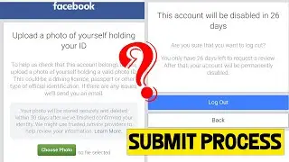 How Upload a photo of yourself holding your ID | This account will be disabled Facebook 2021