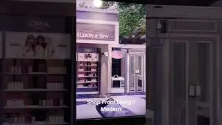 Shop Front Design Modern #architecture #barbarshop #shop #shopdesign #commercial