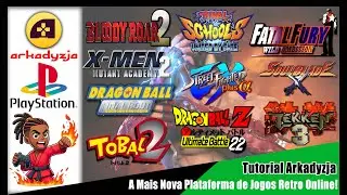 Live Tutorial Arkadyjza - Nova Plataforma de Jogos Retrô Online #fliperama #arkadyzja #arcade