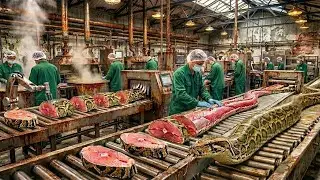 Inside the Modern Snake Meat Factory | How Snake Meat Is Processed