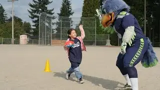 Seahawks Play 60 at Newport Heights Elementary with Brock Coyle