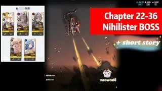 0sec surprise clear 22-36 Nihilister Boss Fight  + short story | Team Comp 159k  |  NIKKE