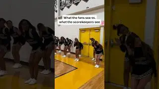 Coaches were not happy at the end😂 #basketball #basketballgame #cheer #highschoolsports #highlights