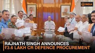 India Approves ₹3.6L Cr Defence Deals & more news | DD India Live | 5 PM IST