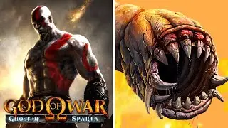 God of war Ghost of Sparta vs Death worm gameplay walkthrough | PPSSPP & Android games | Part 2