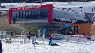 Whistler Blackcomb Fitzsimmons Express 8 Pack Base Station.￼