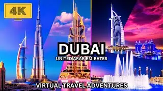 Dubai 4K Scenic Adventurous Relaxation Video With Calming Meditation Music - Beautiful Restful Sleep