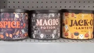 Walmart fall and Halloween candles #Walmart #fallandhalloween #candles
