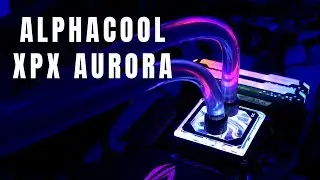 Alphacool XPX Aurora Edge Plexi Digital RGB - test bloku do customa.