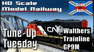 Вторник настройки &mdash; Walthers Trainline CN GP9M &mdash; модель с твердой смазкой