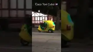 #shorts La Habana Cuba Coco Taxi #cuba #lahabanacuba
