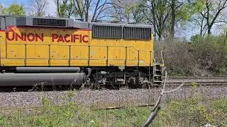 Union Pacific 1107 EMD GP60 , May 4th. 2023