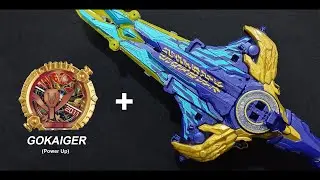 DX Ryo Tegasword + Gokaiger (Power up) test.