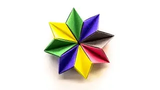 Easy origami fireworks - Paper toy antistress transformer