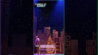 New York City Skyline Christmas Musical Design Inspiration Short