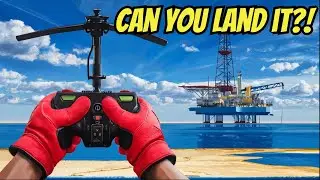 Can You Land a Helicopter on an Oil Rig?