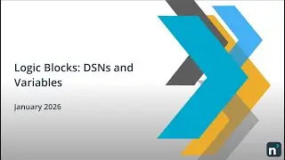 Logic Blocks: DSNs and Variables