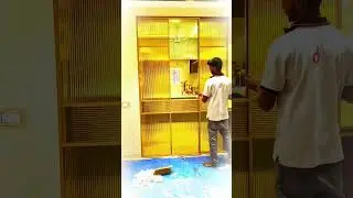 #viral ye kichen ka selading door glass door and #almunium #trend #shorts #interiordesign #luxxu ..