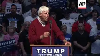 Bob Knight Endorses Donald Trump in Indianapolis