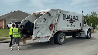 Blackjack Disposal: New Way Cobra Rear Loader Garbage Trucks