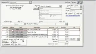 Peachtree Tutorial The Sales Orders Window Sage Training Lesson 4.6
