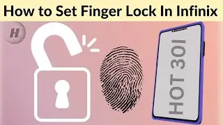 How to set finger lock in Infinix hot 30i, fingerprint lock Kaise lagaye