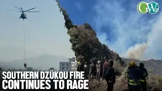DZ&Uuml;KOU FIRE UPDATE: DAY 5 &mdash; IAF HELICOPTERS BEGINS AERIAL WATER BOMBING AS BLAZE PERSISTS