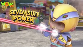 Vir The Robot Boy : Gintu Vs Robotic Robot Ki Fight | Seven Suit Powers | Wow Kidz