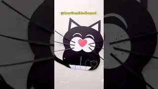 Paper Cat 🐈🐈&zwj;⬛ Simple Craft for Kids