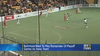 Baltimore Blast to play remainder of playoff games as away team
