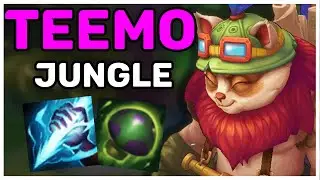 NUKE EVERYONE WITH THESE SHROOM BUFFS - TEEMO JUNGLE JUNG JG BUILD GUIDE RUNES SEASON 12 LoL