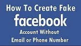 create fake facebook account fast easy way 2017