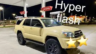 Как исправить проблему с миганием Hyper на автомобиле #toyota #4runner #howto