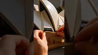 Assembling a LEGO Version of Sydney Opera House | #buildwithlego #legohouse #miniaturearchitecture