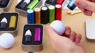 ⛳✨ Personalized Golf Ball Stamp & Marker Set