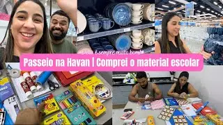 Comprinhas para o lar na Havan| Tinha muita coisa linda| Material escolar das crianças| Gratidão