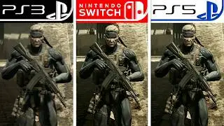Metal Gear Solid 4 | Switch 2 - PS3 - PS5 | Final Graphics Comparison