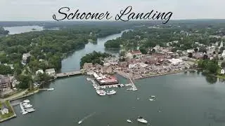 Schooner Landing Restaurant IN 4K Damariscotta Maine #seafood #maine