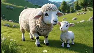 White Sheep, Fluffy and Fat | Soft Sheep Song for Toddlers | Cute Nursery Rhyme