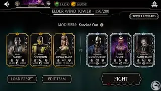 Elder Wind Tower Fatal Battle 150 | Mortal Kombat Mobile