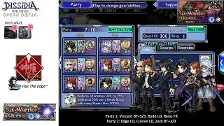 DFFOO GL | Six Warrior Quests Area 2 SHINRYU | SHINRA Has The Edge