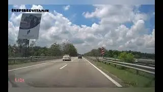 Sunny Drive Road Trip with Happy Music Background