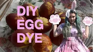 Dyeing Eggs with Onion Skins DIY