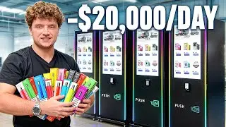 I placed 4 vape vending machines in 1 day
