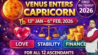 Venus Enters Capricorn 2026 | First Big Transit Bringing Love, Stability & Money